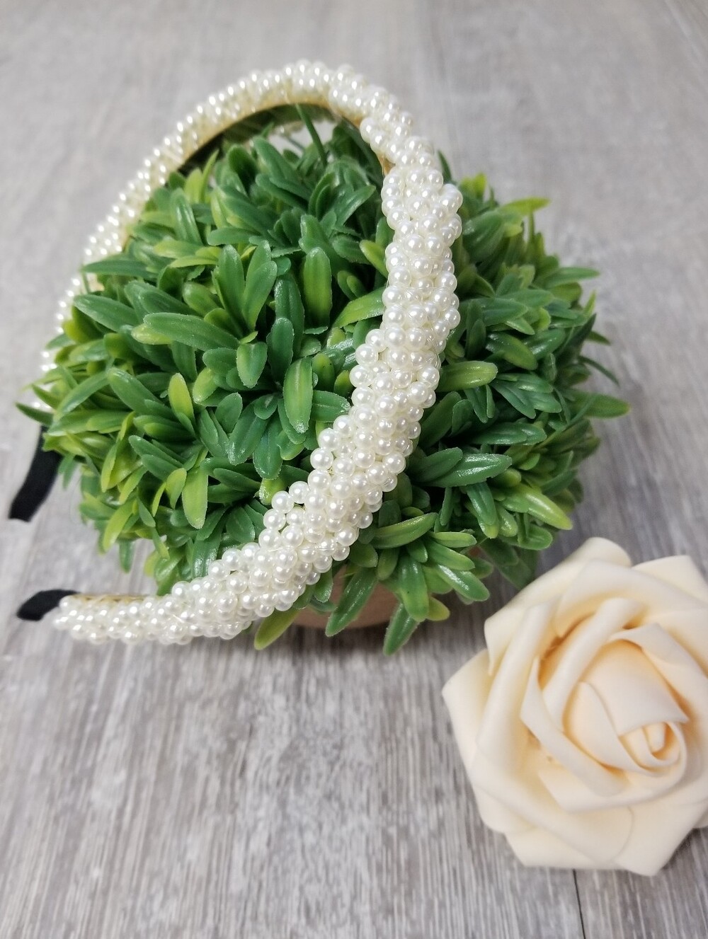 White Pearl Headband